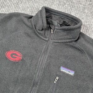 Georgia Bulldogs Sweater Mens XS Black NCAA Patagonia Quarter Zip Better Sweater